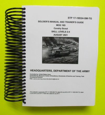 STP 17-19D24-SM Soldier’s Manual Cavalry Scout, MOS 19D SL 2-4 - Click Image to Close